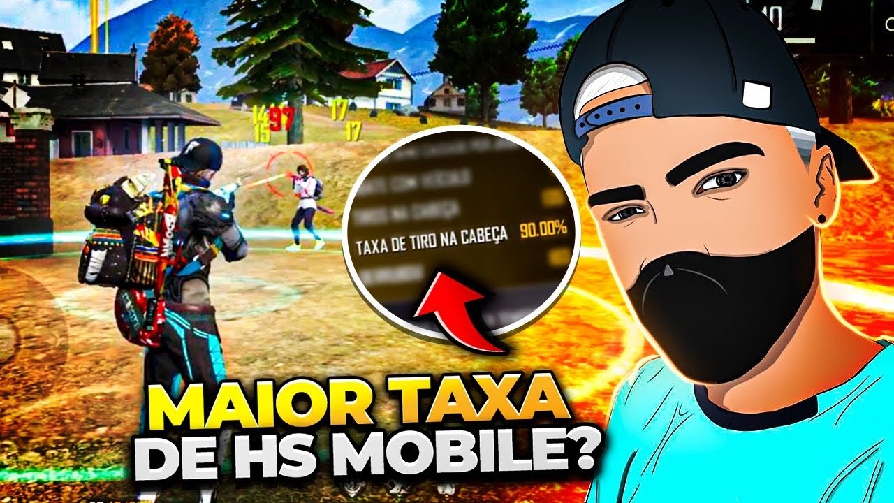 EU TENHO A MAIOR TAXA DE HS MOBILE? ESTOU DANDO MUITO CAPA - FREE FIRE