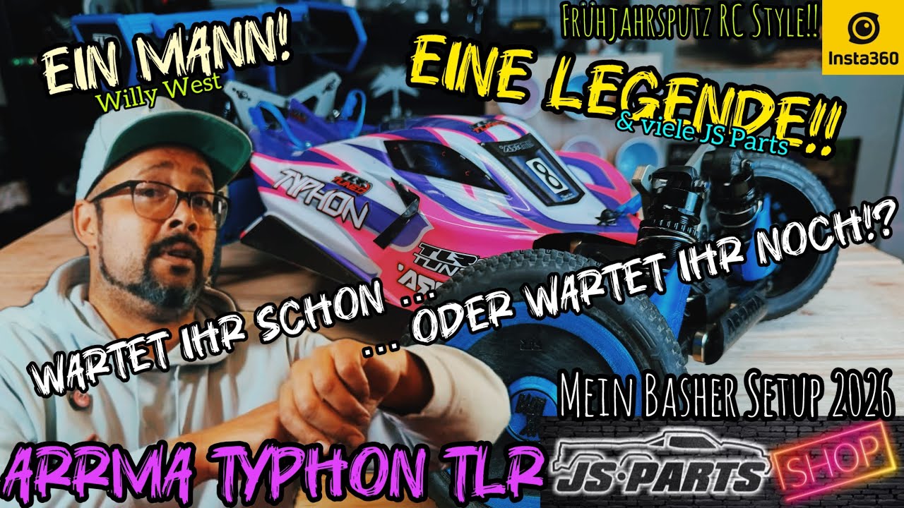 ARRMA 1/8 TYPHON TLR TUNED // Die Wartung und viel JS Parts - Ein Basher Setup / Diffs & Dämpfer 