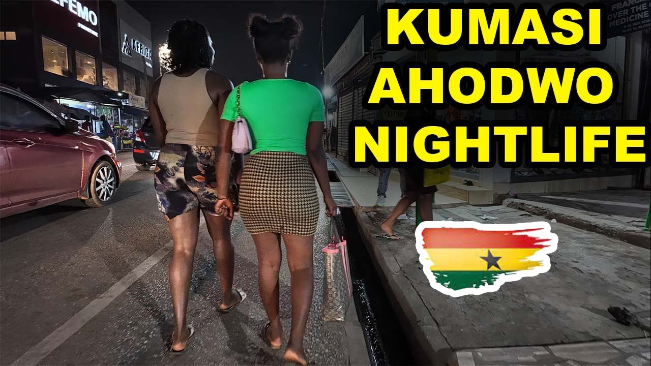 This Is Kumasi-Ahodwo At Night #travel #streetfood #food #africa