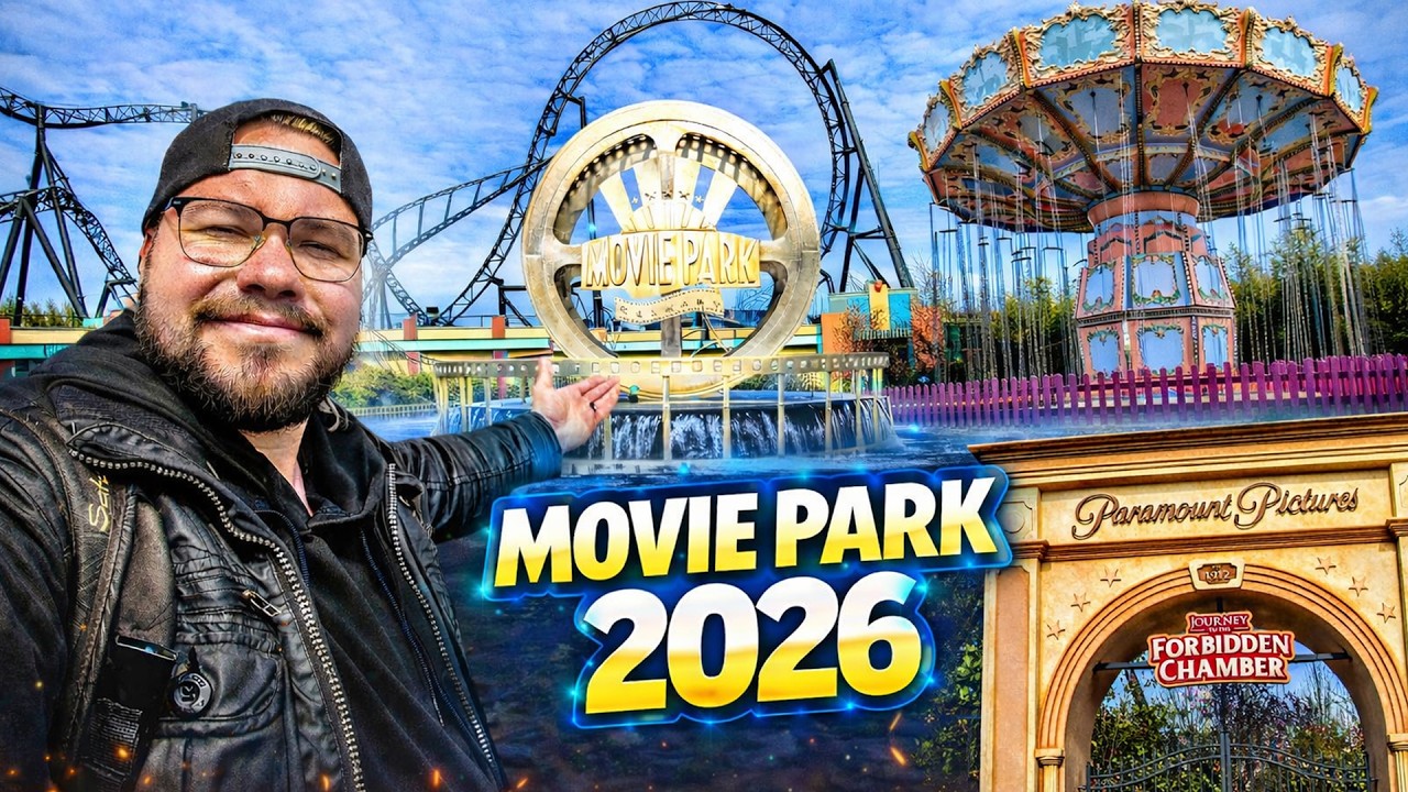 Movie Park Germany mein Saisonstart 2026 🎢 Mein erster Parktag, neue Eindr&uuml;cke & &Uuml;berraschungen!