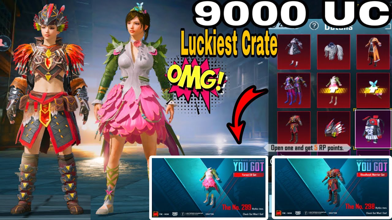 FOREST EIF SET CRATE OPENING | NEW CUSTOM CRATE OPENING | FOREST EIF SUIT LUCKY SPIN CRATE OPENING