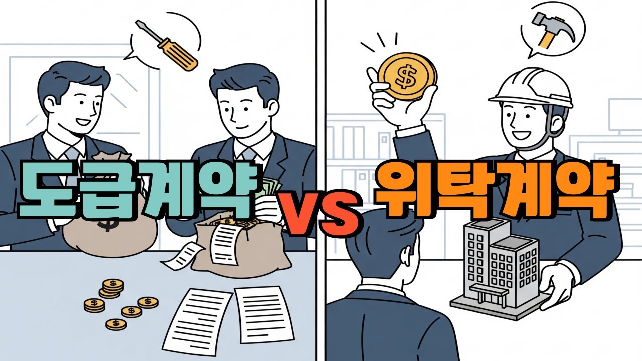 아파트 도급계약 VS 위탁계약 한방에 이해하