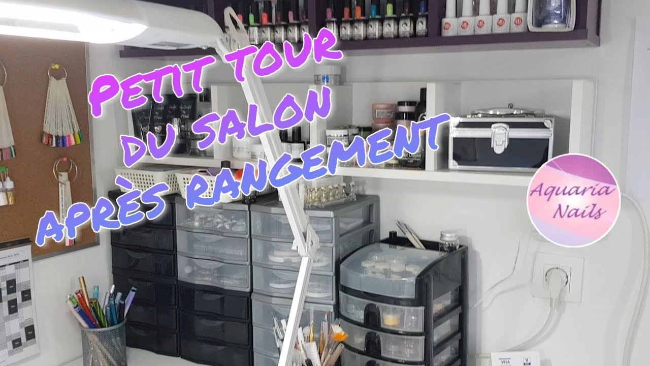 Rangement pièce ongle | Petit tour après rangement