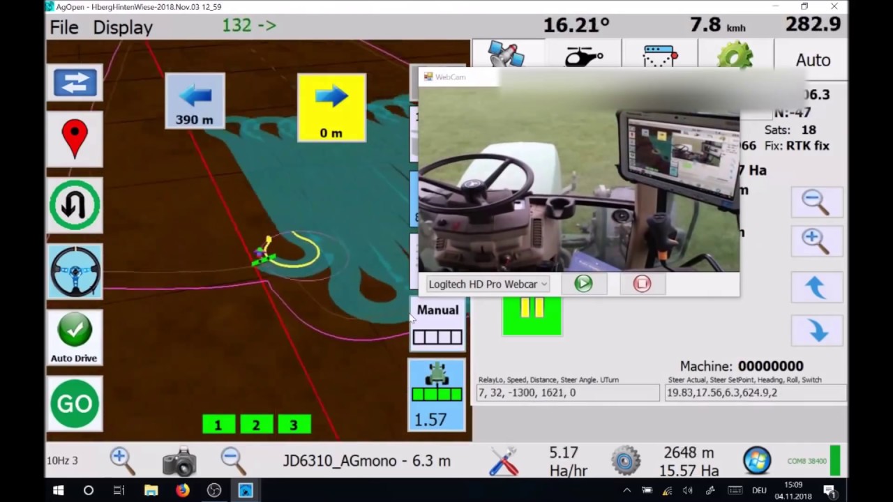 AGOpen GPS Autosteer WiFi with new ESP32 Controller