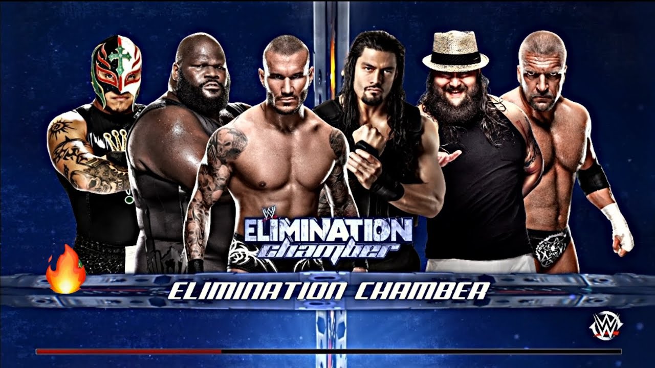 WWE 2K15 : Elimination Chamber 2025 ❤️🔥Orton VS Reigns VS HHH VS Wyatt VS Rey VS  Mark 🔥