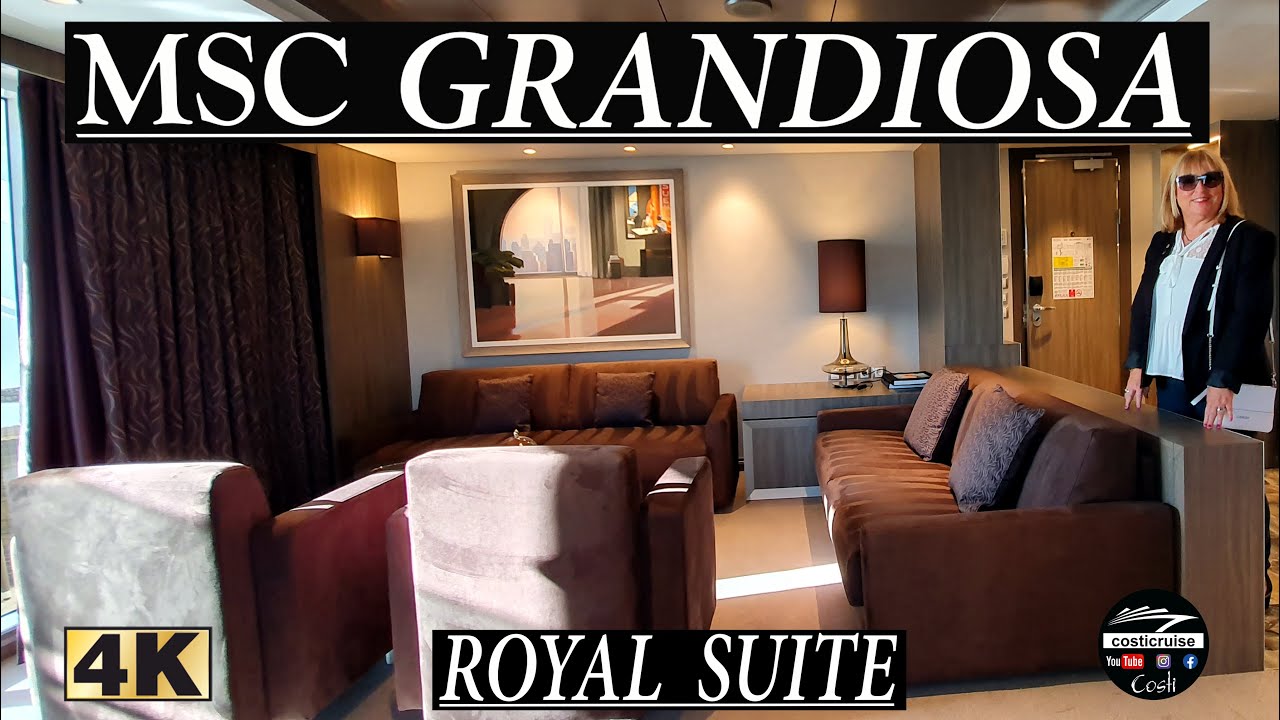 COSTICRUISE & MSC GRANDIOSA 2021 Royal Suite By Costi