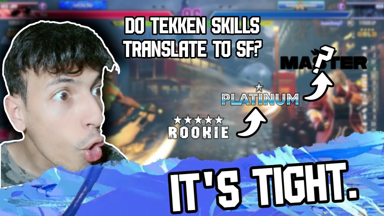 17-Year TEKKEN Veteran Tries Street Fighter 6 For The First Time !