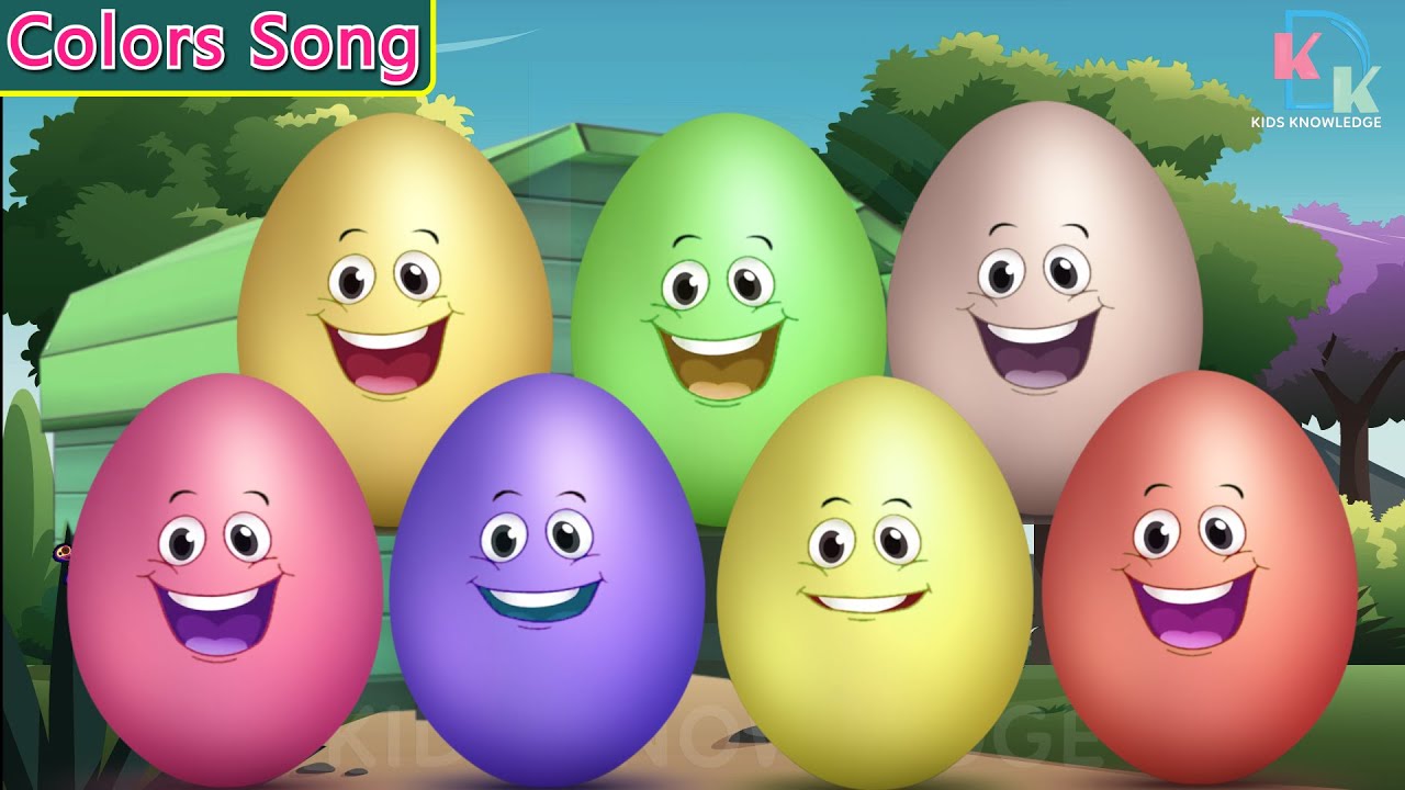Learn Colors Song For Kids | Learning Colors Name | Colorful Eggs | Pink Color Where Are You Song