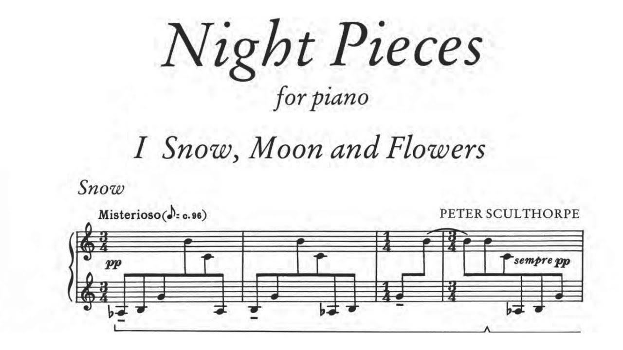 Peter Sculthorpe - Night Pieces [with score]