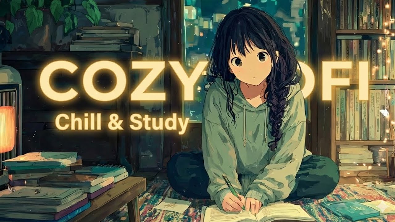 Cozy & Quiet Late Night Room Lofi Hip Hop 🌙✍️ To Help You Focus & Study Deep Relax Mix