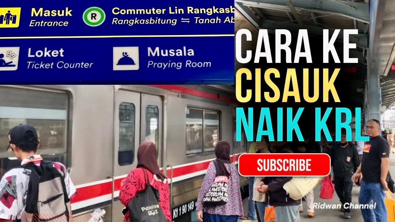 Cara Ke Stasiun Cisauk Naik KRL Dari Bogor Dan Jakarta 🚇