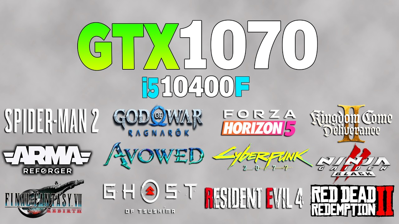 GTX 1070 Test in 15 Games 2026