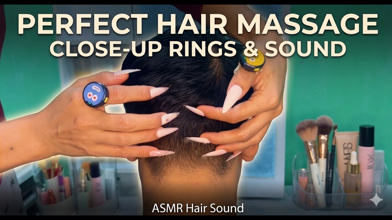 ASMR Better Than a Sleep Pill 💊 Gentle Scalp & Nape Scratching (No Talking)