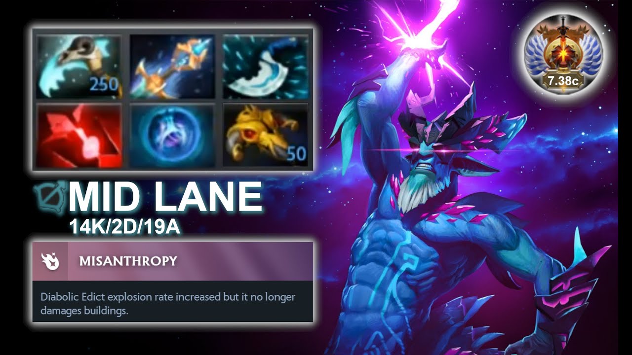 Leshrac Mid Lane | 7.38c | Misanthropy Facet | Pos 2 Lesh