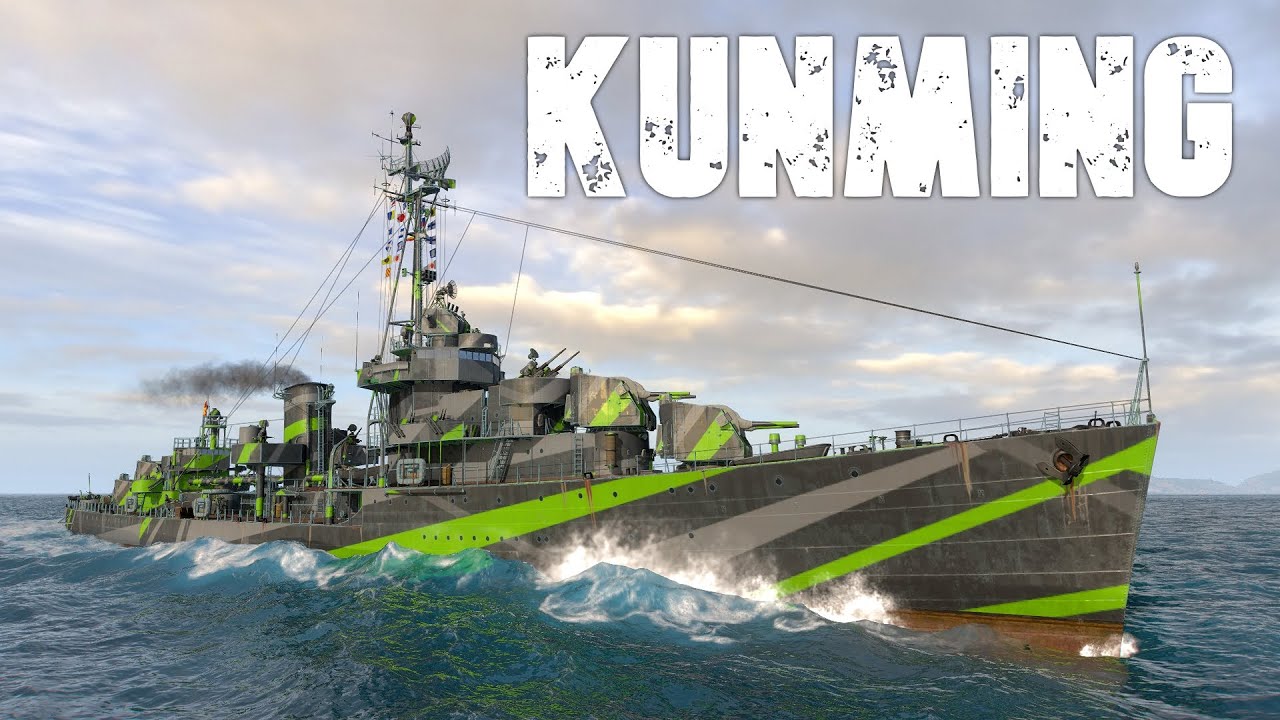 Kunming - A School of Torpedoes! World of WarShips.