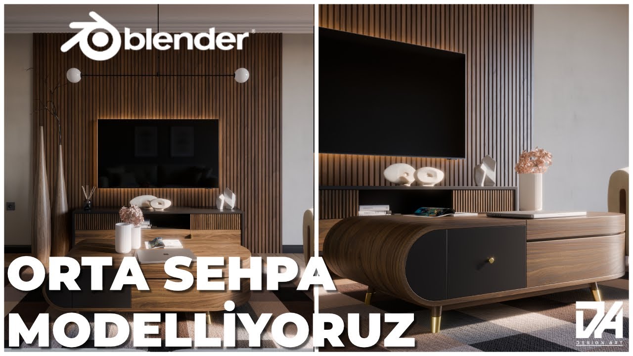 Blender ile Orta Sehpa Modelleme