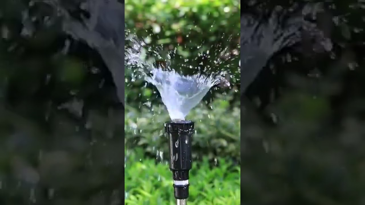 90-360 Degree Pop up Sprinklers Plastic Lawn Watering Sprinkler Head Adjustable Garden Spray Nozzle