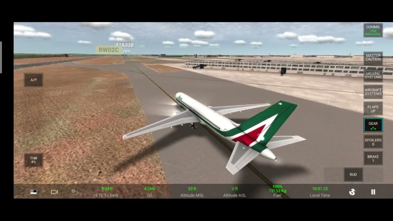RFS | Alitalia | Boeing 767-300ER | Singapore Takeoff