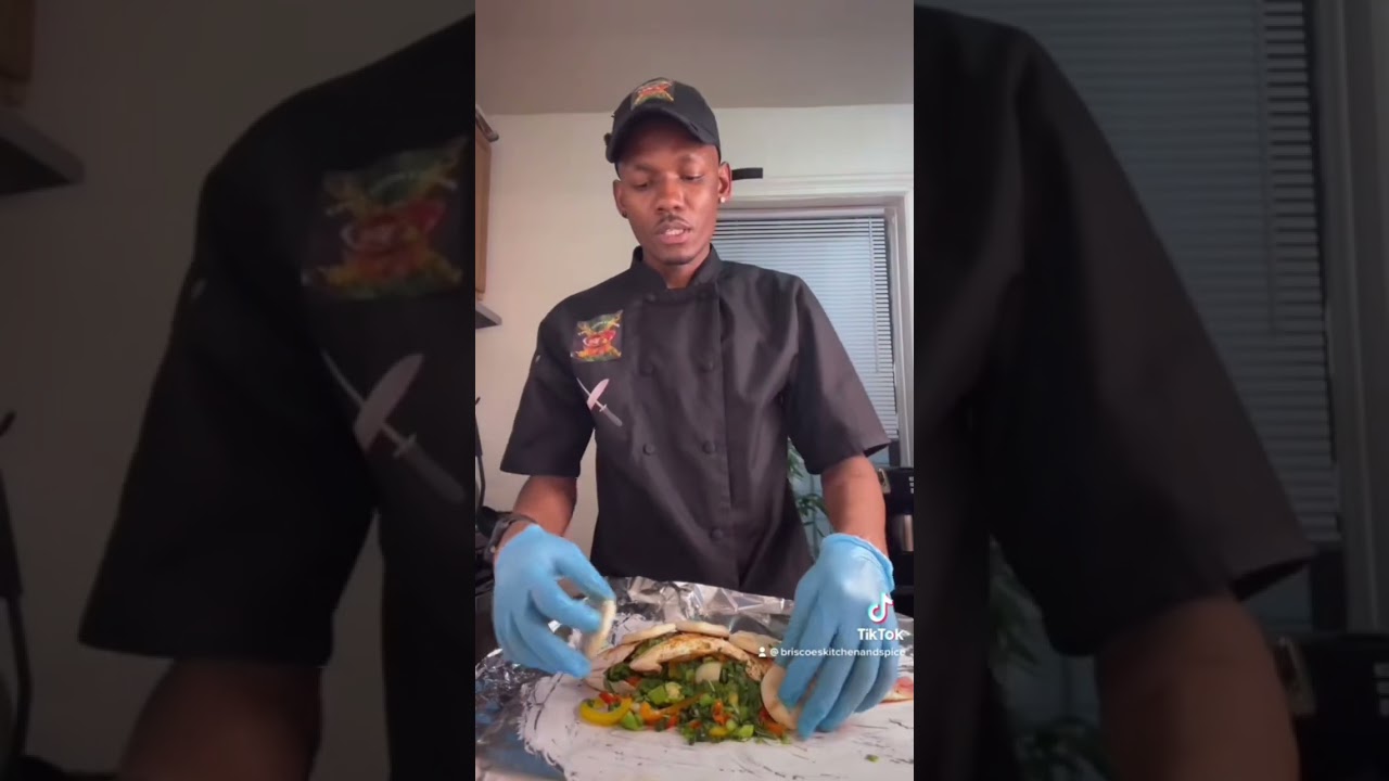 Jamaican stuffed oven roast fish 