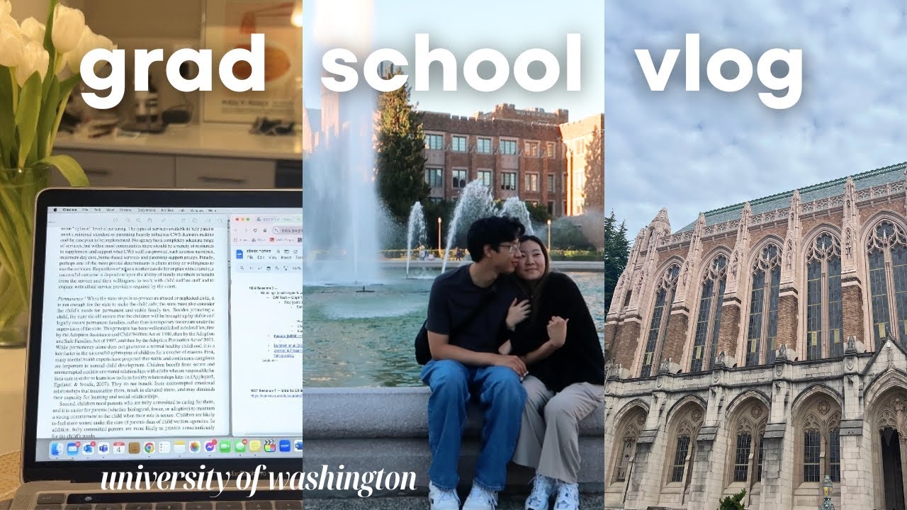 week in my life as a UW grad student | msw classes, internship, seattle vlog