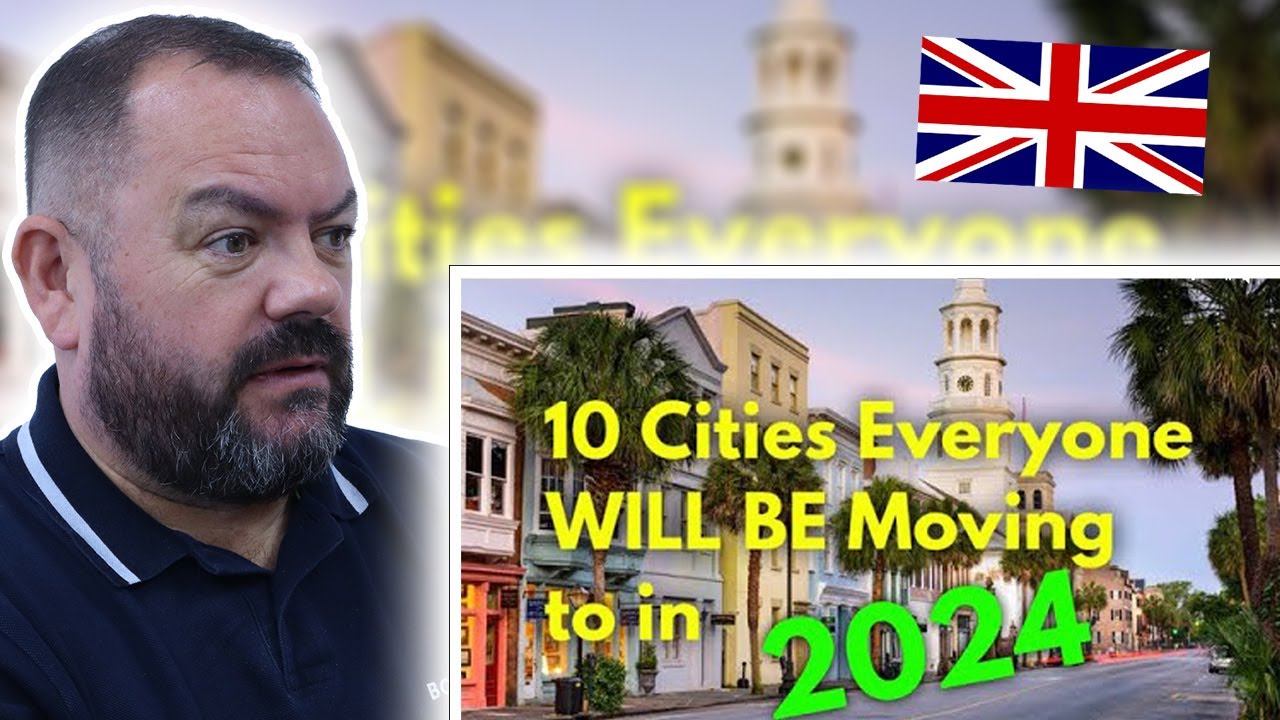 BRITS React to the Top 10 Cities EVERYONE is MOVING TO in America in 2024