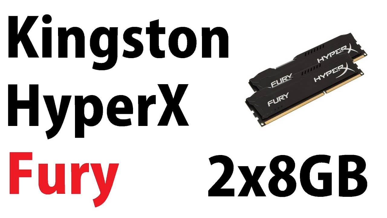 Unboxing Kingston HyperX FURY Black 16GB (2x8GB) DDR3 1866MHz 1080p/60fps