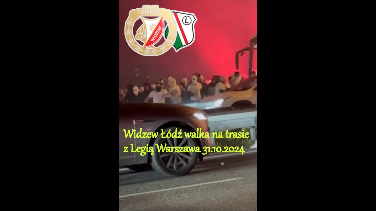 Widzew Legia na trasie A8