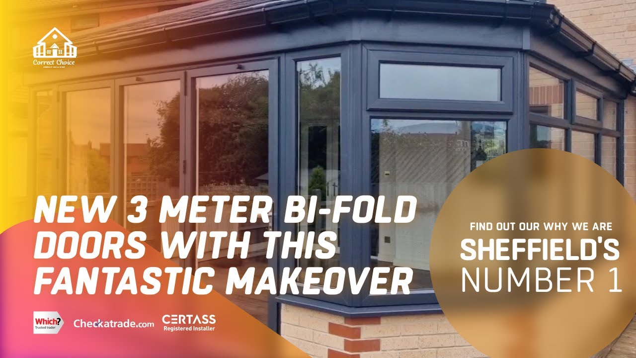 You will love these 3 meter bi-fold doors in this stunning makeover.