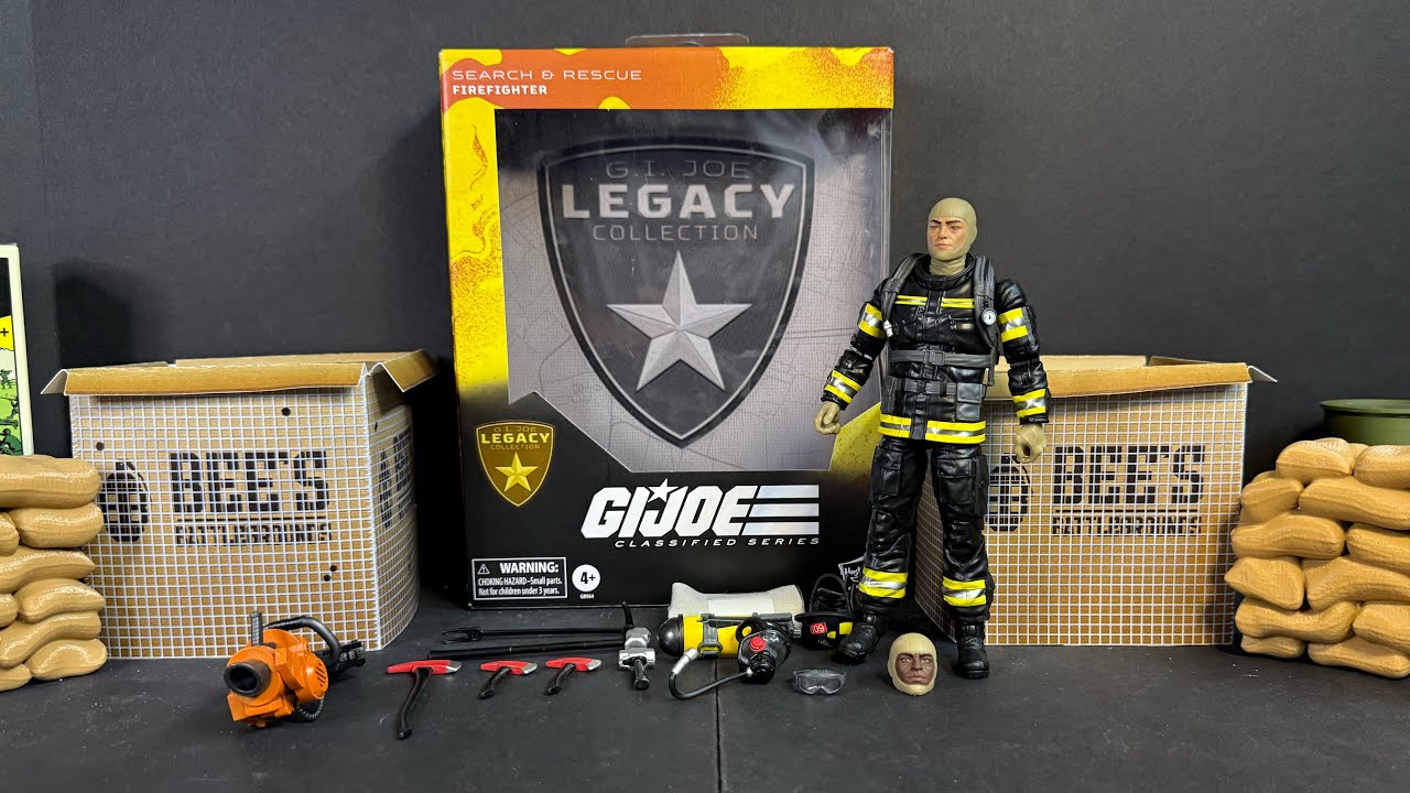 GIJoe Classified Firefighter Legacy Collection