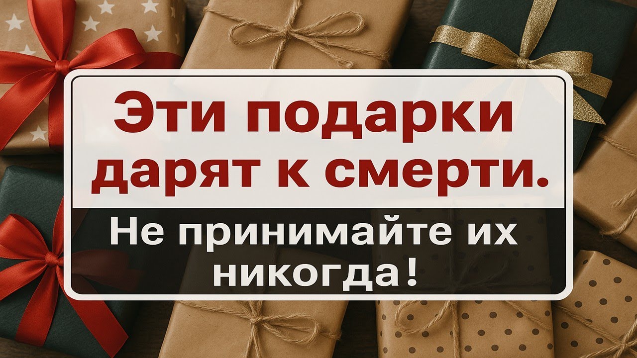 Никогда не принимайте эти подарки! Они несут беду и несчастья в ваш дом! Приметы