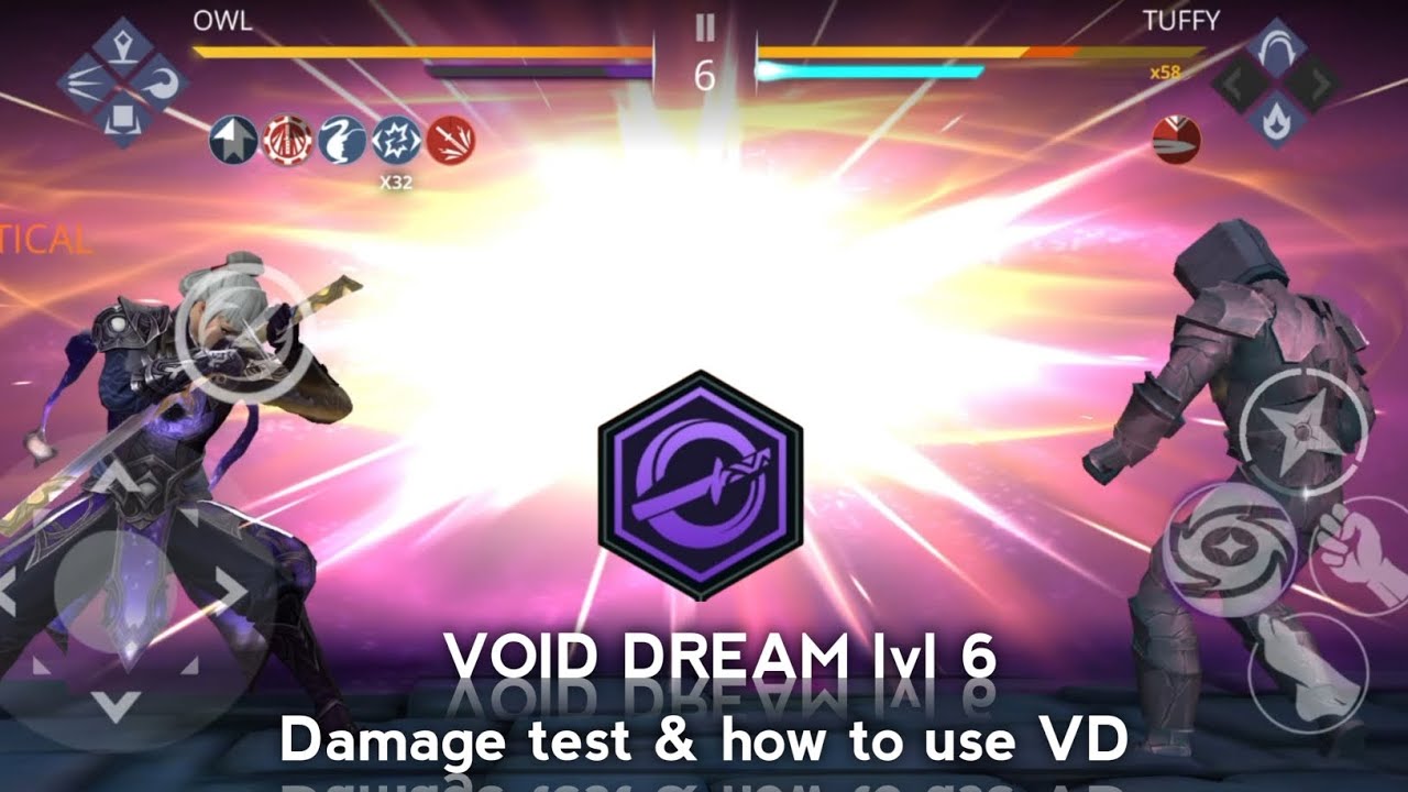 VOID DREAM DAMAGE TEST AND HOW TO USE VD || SHADOW FIGHT 3