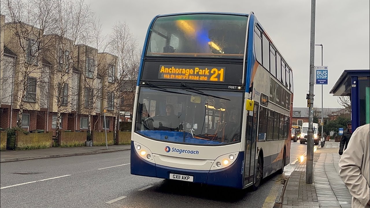 Stagecoach South | GX11 AKP 19887 | 21 to Anchorage Park