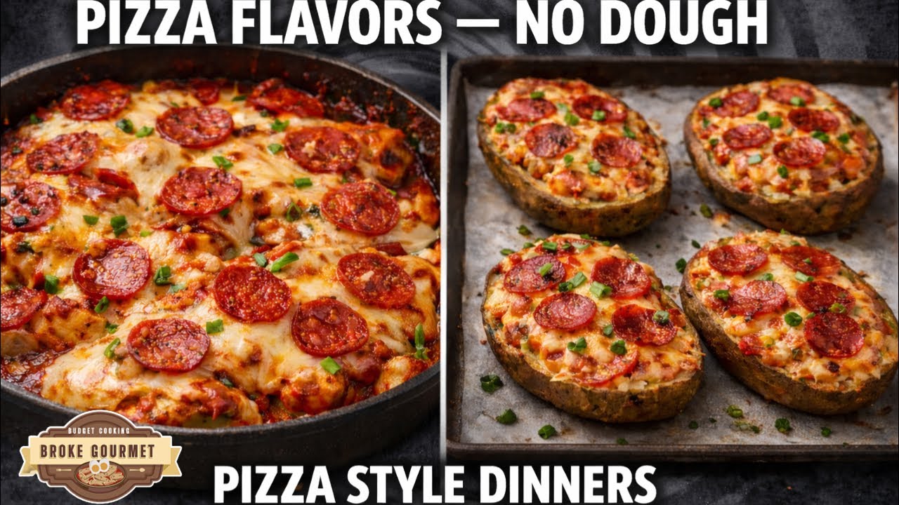 Pizza Without the Pizza | Stuffed Chicken & Twice-Baked Potatoes