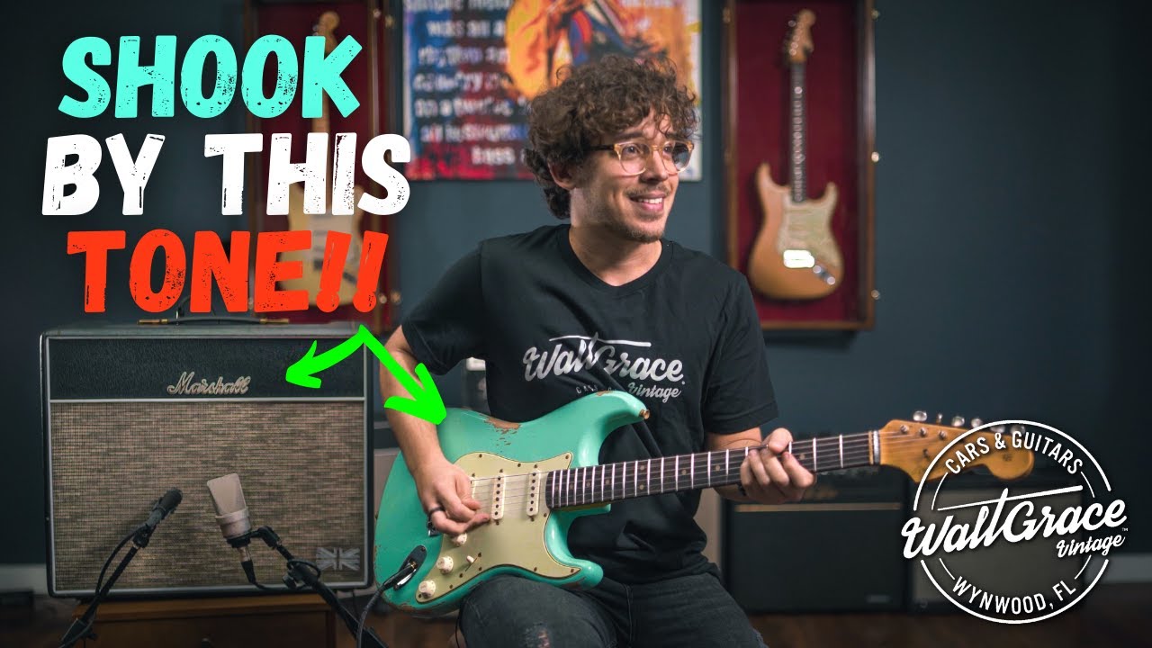 Strat and a Marshall!? YES! - Fender Custom Shop Reissue '60 Stratocaster Heavy Relic Seafoam Green