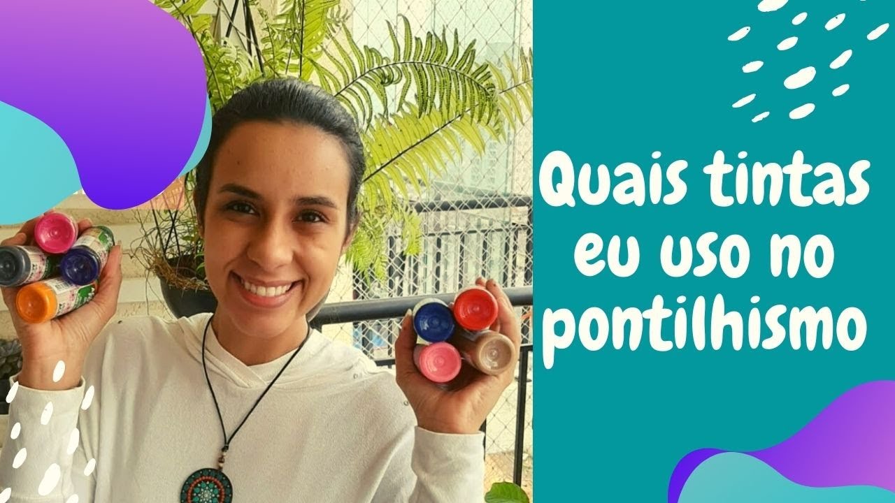 QUAIS TINTAS USAR NO PONTILHISMO - MANDALAS DE CURA LINE GONZAGA