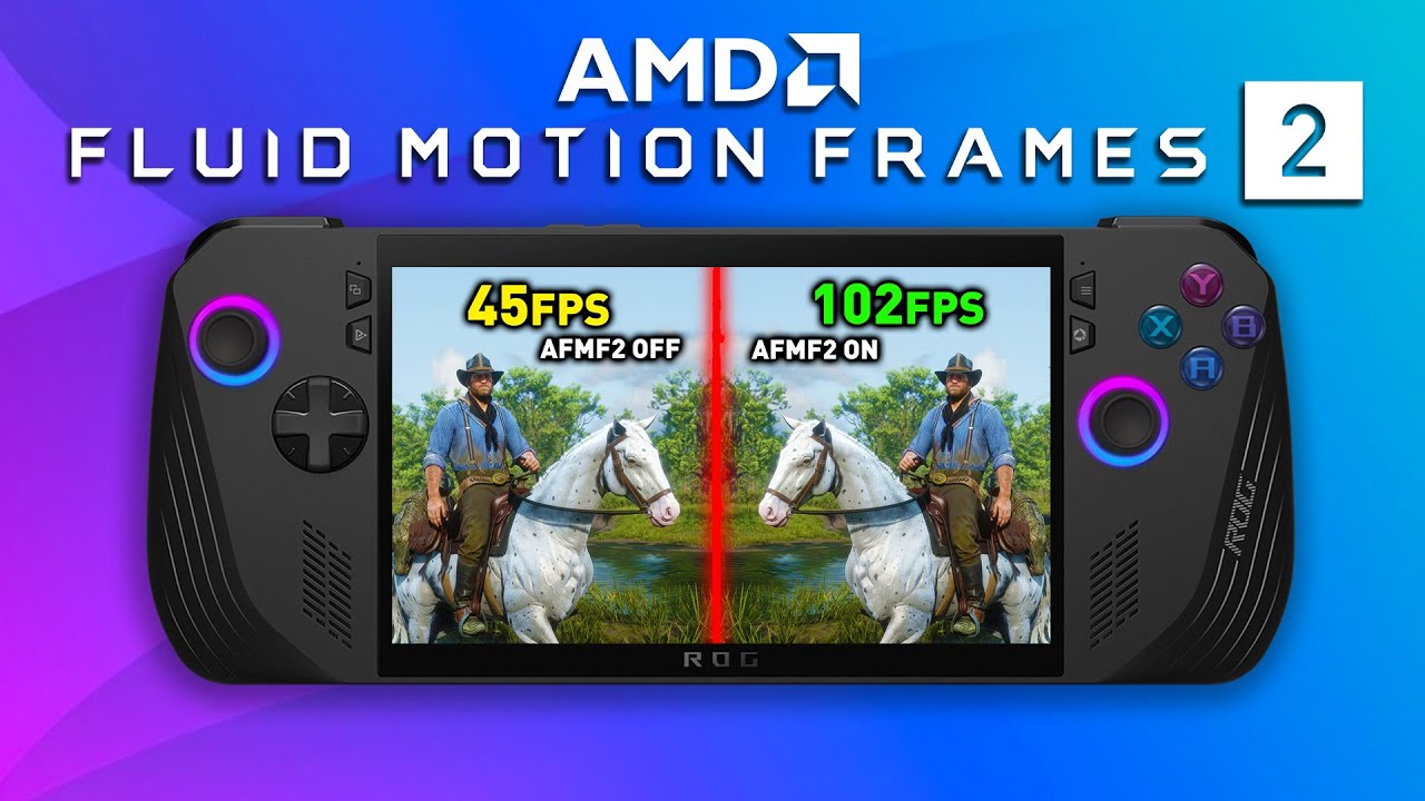 AMD Fluid Motion Frames 2 ROG Ally X Test, Double Your Handhelds FPS