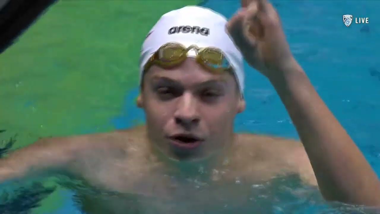 ASU’s Léon Marchand breaks NCAA record in 400 IM with spectacular race