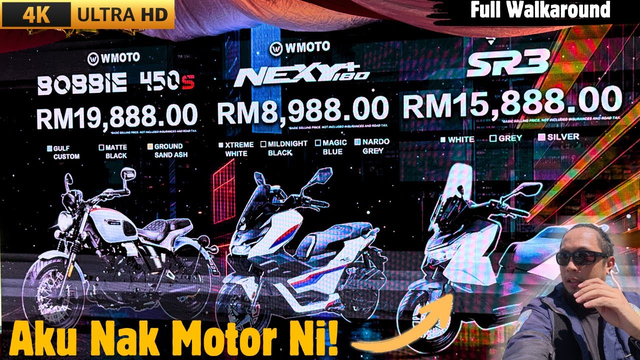 Spec Kayangan Harga Marhaen! VOGE SR3 250 | WMOTO Nexy+180 & Bobbie 450s | Ride Balik JB-KL 