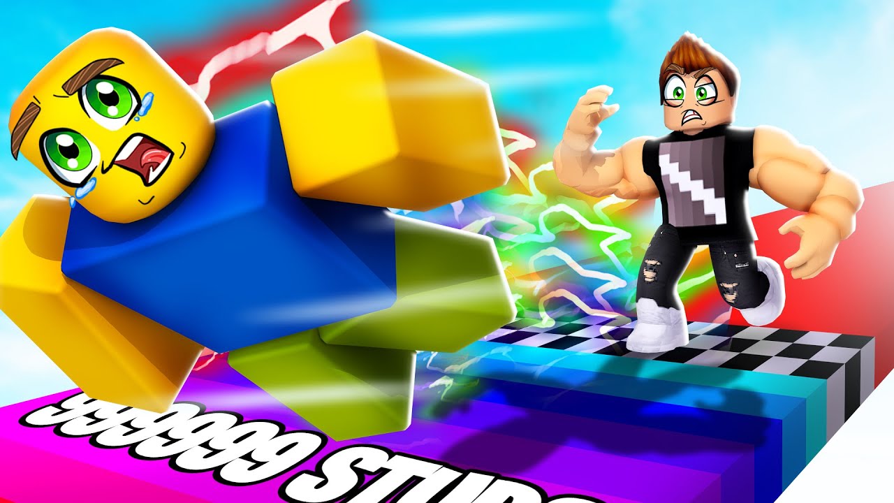 RZUCAM NOOBEM NA 9999999 METRÓW W ROBLOX!