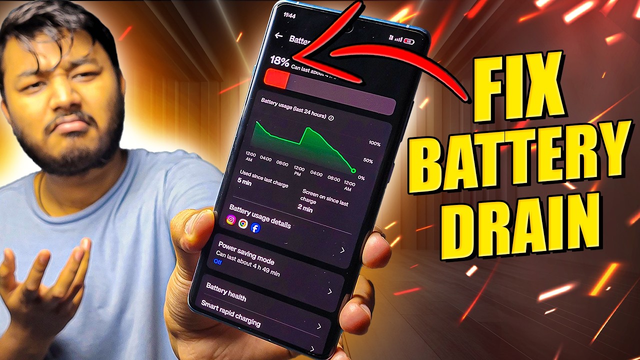 Fix Battery Drain Issue on OnePlus after Update, Battery Drain Issue after Update OnePlus 11R 12R