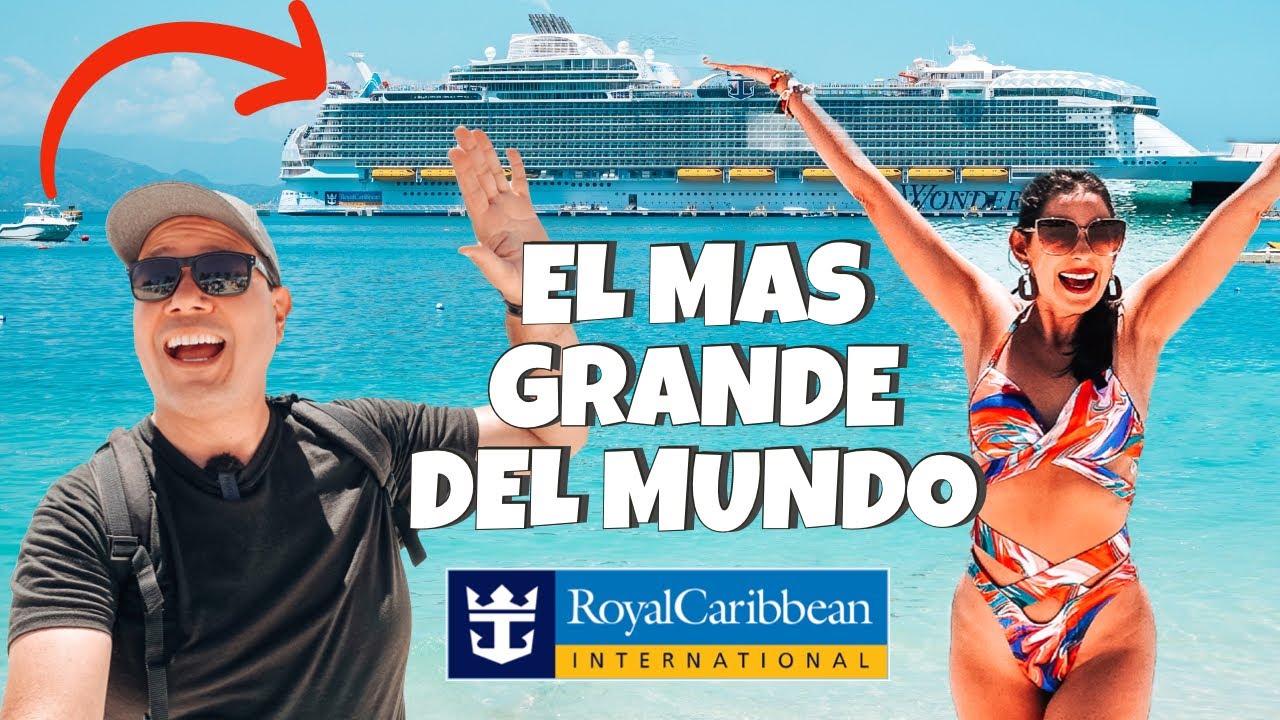 Así es el CRUCERO MAS GRANDE DEL MUNDO🔴 (Wonder of The Seas Royal Caribbean) REVIEW COMPLETO