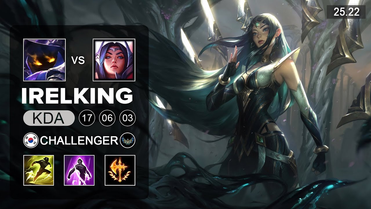 Irelking Irelia vs Veigar Mid - KR Challenger - Patch 25.22 Season 15