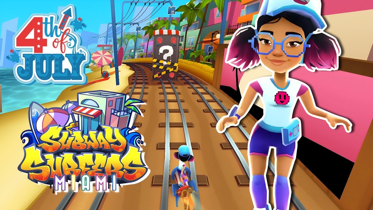 SUBWAY SURFERS 2024 NEW MYSTERY HURDLES IN MIAMI 2019 - HAPPY 4TH OF JULY!!!
