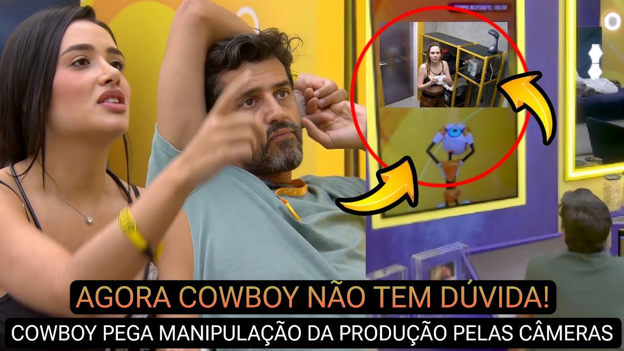 BBB 26: MANIPULA&Ccedil;&Atilde;O! COWBOY FLAGRA ANA PAULA RECEBE BILHETE NA DISPENSA C&Acirc;MERAS S&Atilde;O CORTADAS NO BBB