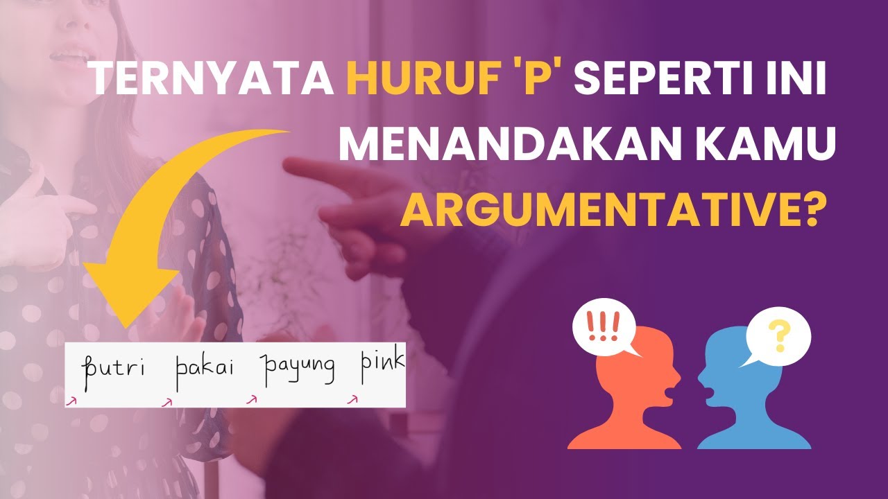 🤔 INI ARTINYA JIKA KAMU MENULIS HURUF 'P' DAN 'Q' SEPERTI INI!!