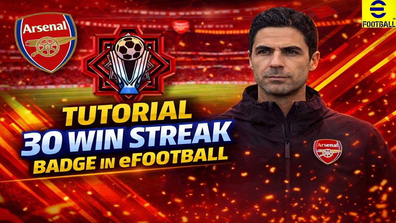 TUTORIAL 30 WIN STREAK BADGES IN EFOOTBALL MOBILE 2026