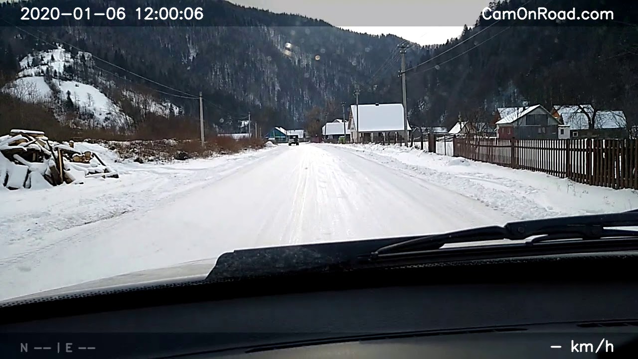 Закарпатье зимой 2020. Маршрут Лопухово-Тячев - 1