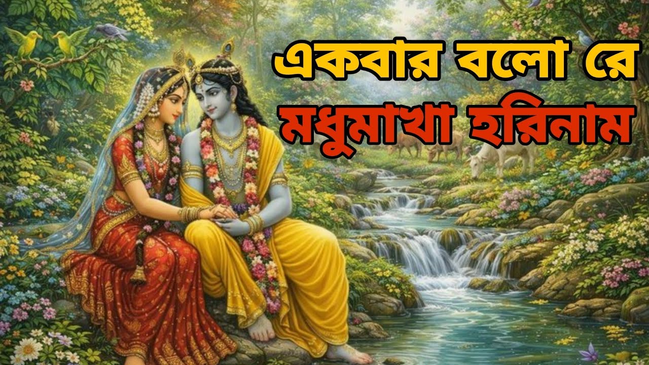 Ek bar bolo re modhu makha hori naam balo re|#song #krishna #radha