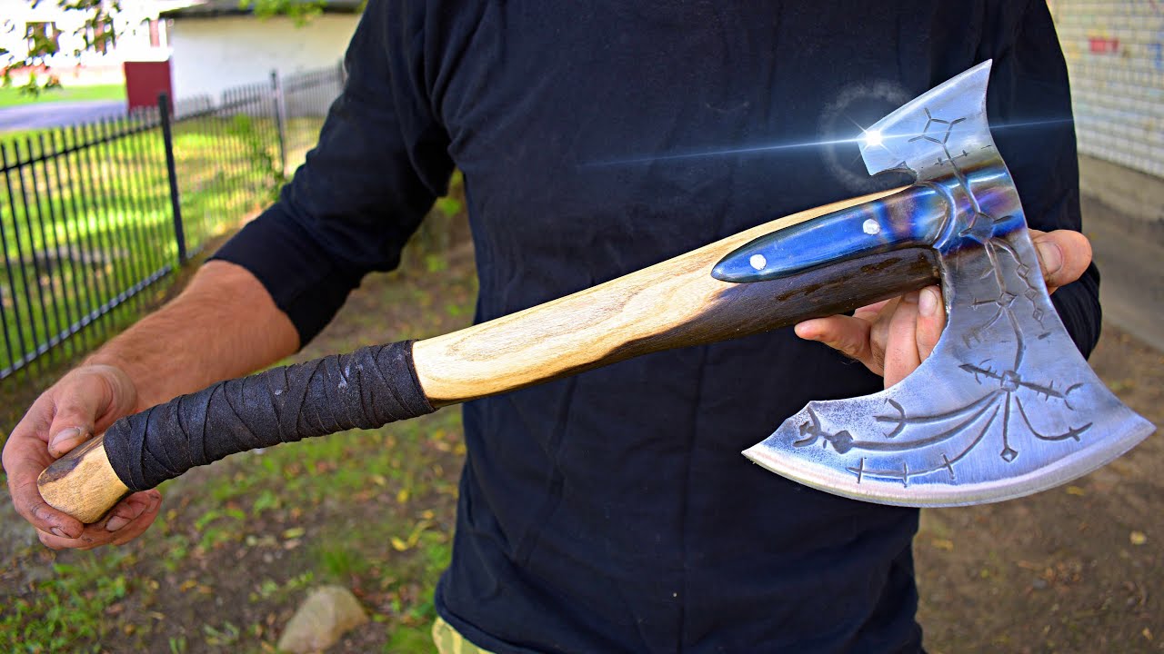 We Make The Legendary Axe Of The God Of War | Kratos Axe LEVIATHAN With Our Own Hands | Replica