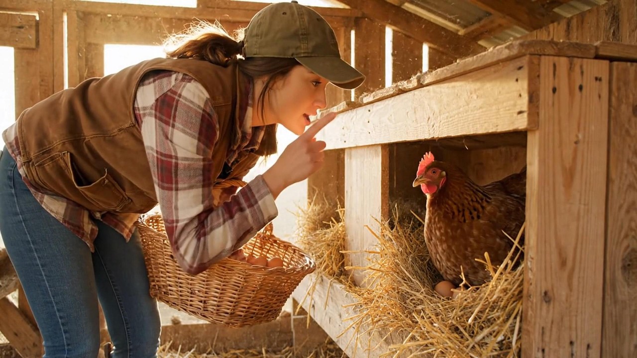 Rustic Farm Morning Story | Câu chuyện thu hoạch trứng gà nhẹ nhàng nơi nông trại